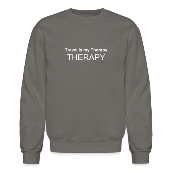 Travel is my therapy unisex sweatshirt