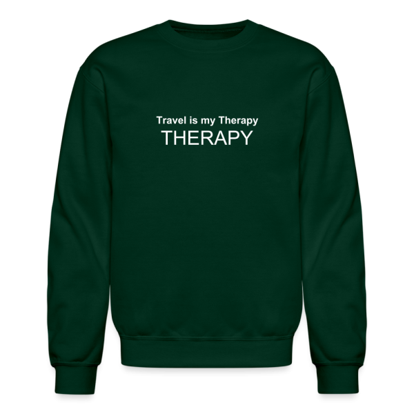 Travel is my therapy unisex sweatshirt