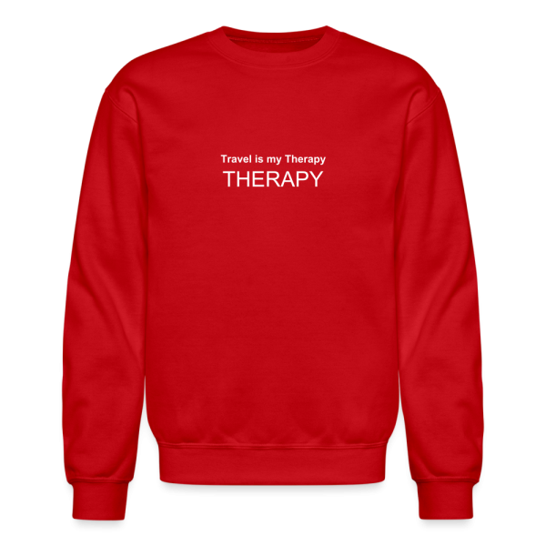 Travel is my therapy unisex sweatshirt