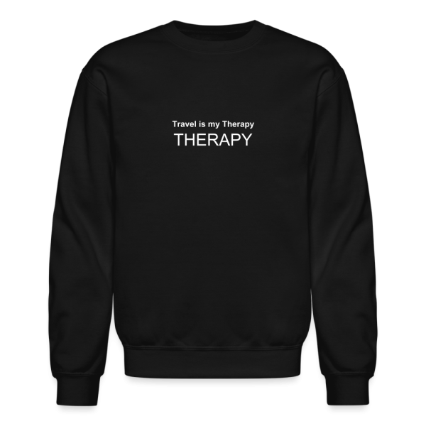 Travel is my therapy unisex sweatshirt