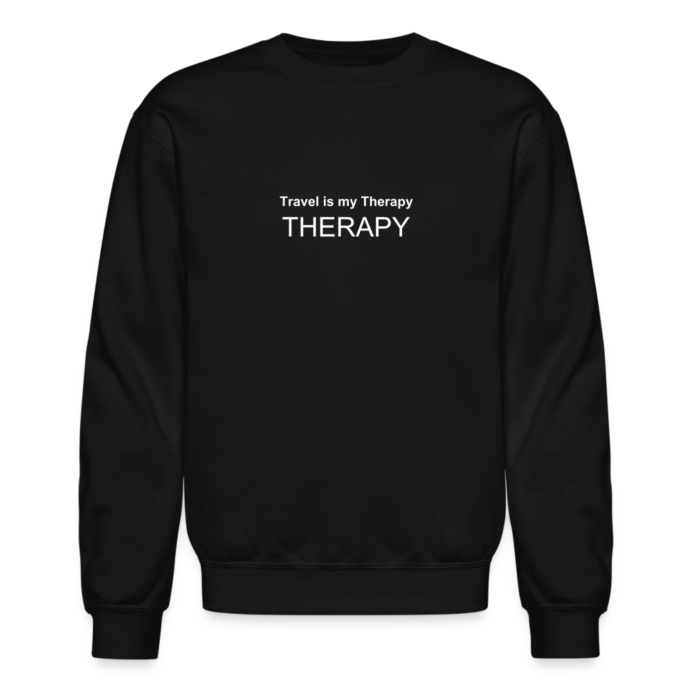 Travel is my therapy unisex sweatshirt