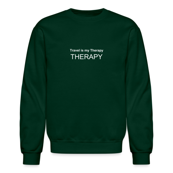 Travel is my therapy unisex sweatshirt