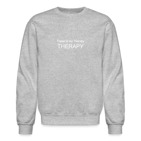 Travel is my therapy unisex sweatshirt