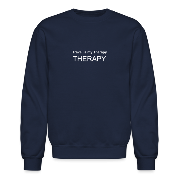 Travel is my therapy unisex sweatshirt