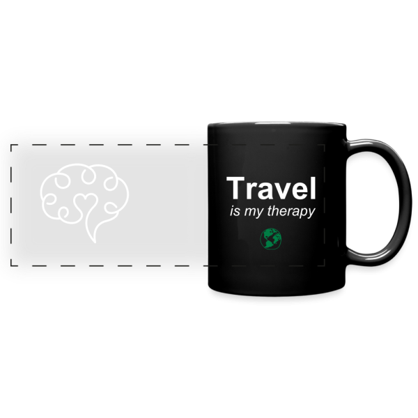 Travel is my therapy mug