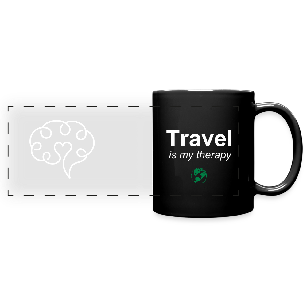 Travel is my therapy mug