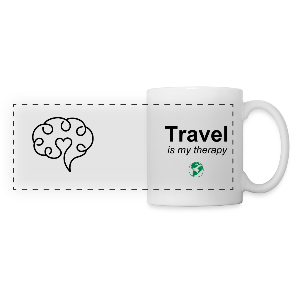 Travel is my therapy mug