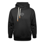 Travel is my Therapy on back- Collar Hoodie