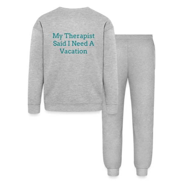 My Therapist Vacation Unisex Lounge Wear Set