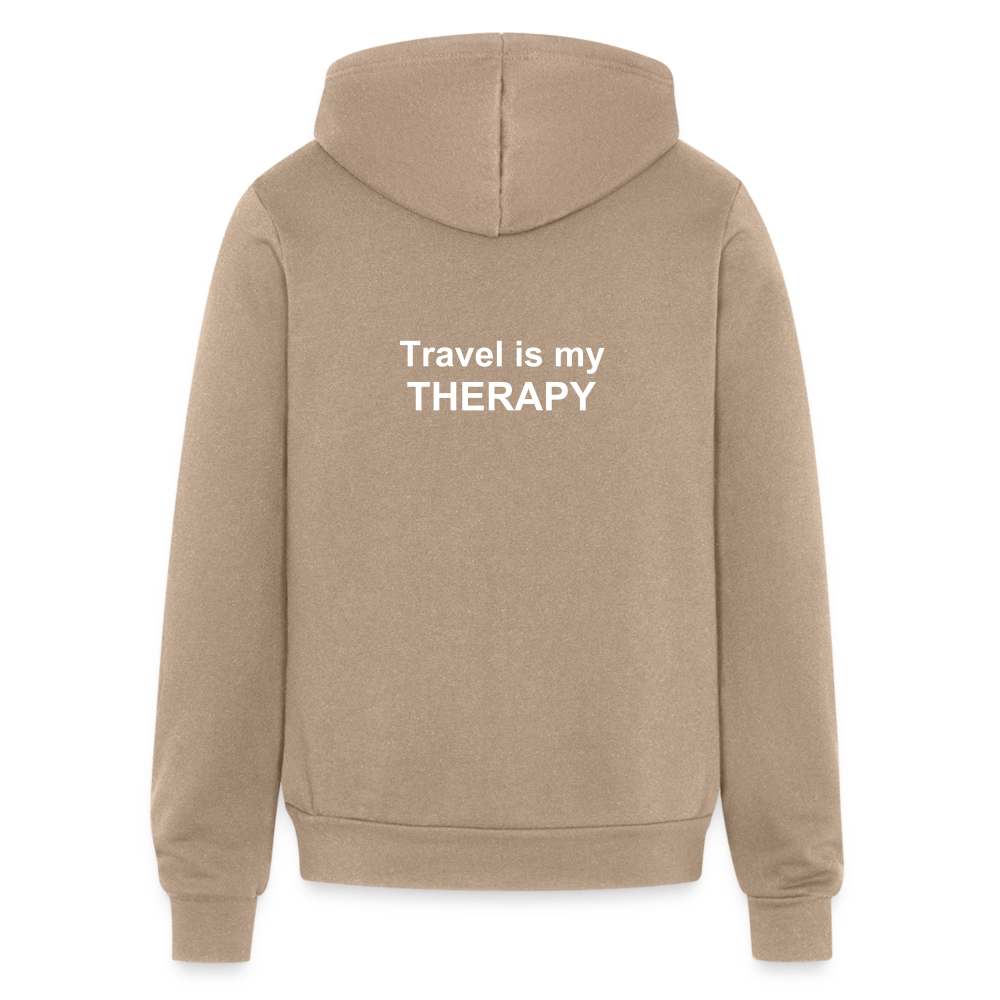 Travel is my Therapy Unisex Full Zip Hoodie
