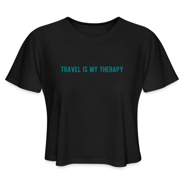 Travel is my Therapy Cropped T-Shirt