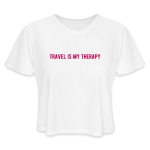 Travel is my Therapy Cropped T-Shirt