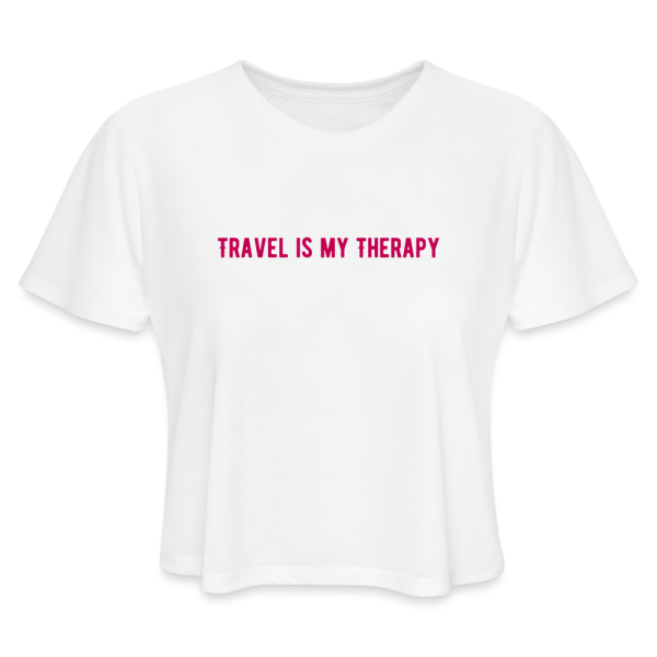 Travel is my Therapy Cropped T-Shirt