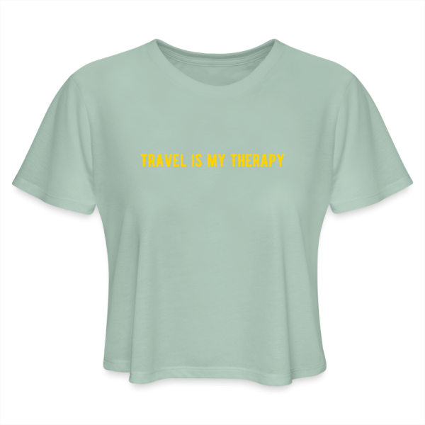 Travel is my Therapy Cropped T-Shirt